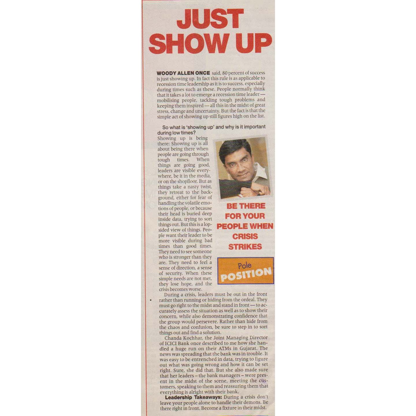 The Economic Times 14 November 2008