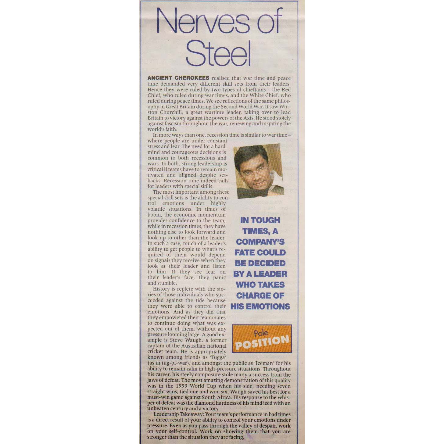 The Economic Times 7 November 2008